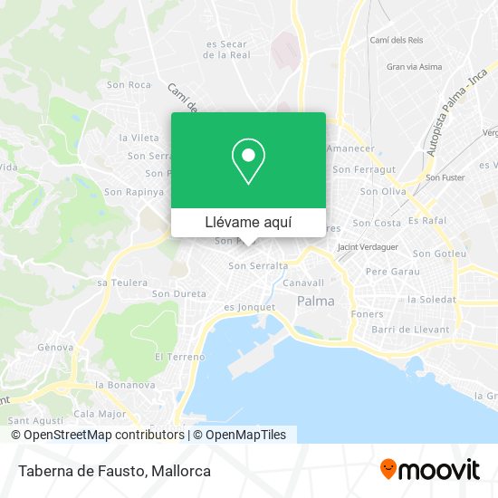 Mapa Taberna de Fausto