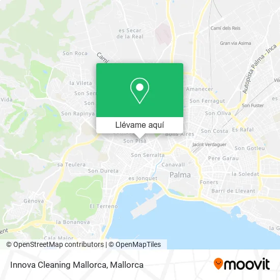 Mapa Innova Cleaning Mallorca