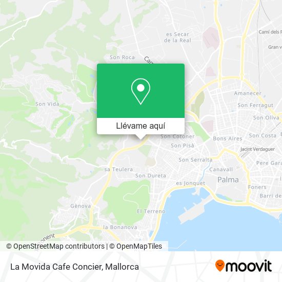 Mapa La Movida Cafe Concier