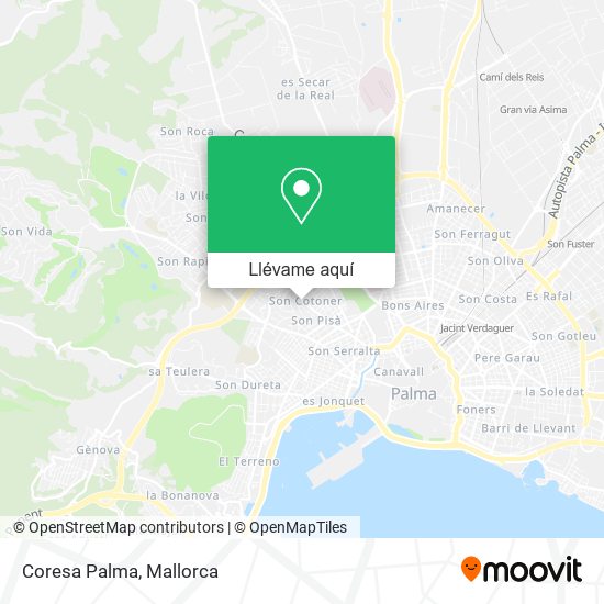 Mapa Coresa Palma