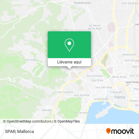 Mapa SPAR