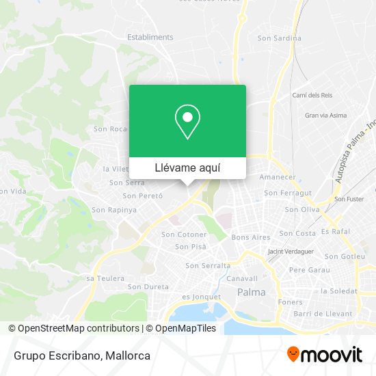Mapa Grupo Escribano