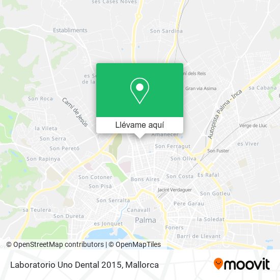 Mapa Laboratorio Uno Dental 2015