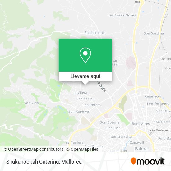 Mapa Shukahookah Catering