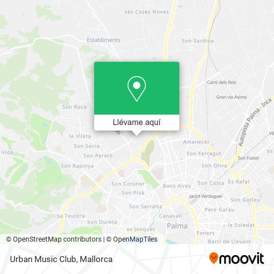 Mapa Urban Music Club