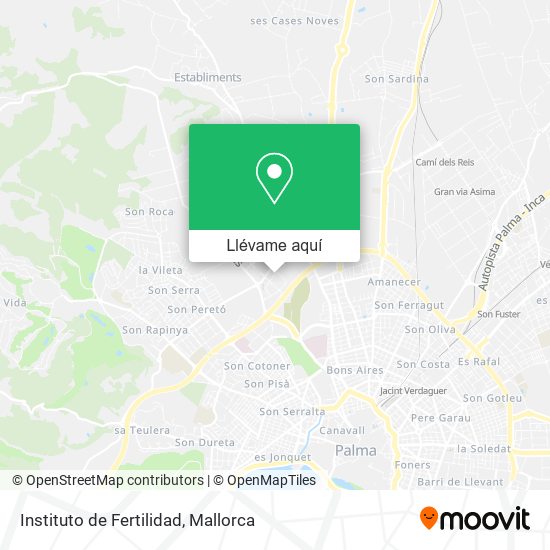 Mapa Instituto de Fertilidad