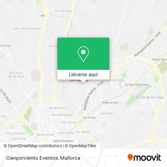 Mapa Cienporciento Eventos