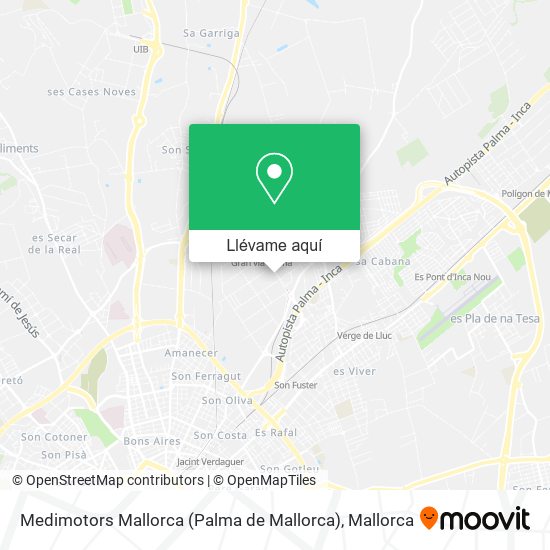 Mapa Medimotors Mallorca (Palma de Mallorca)