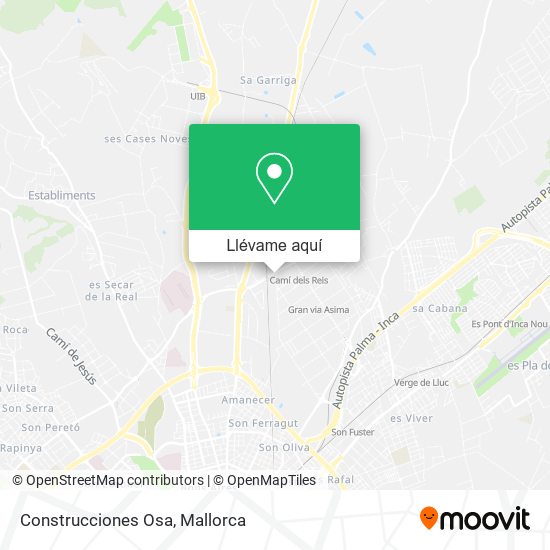 Mapa Construcciones Osa