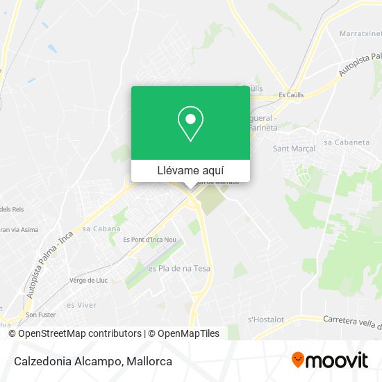 Mapa Calzedonia Alcampo