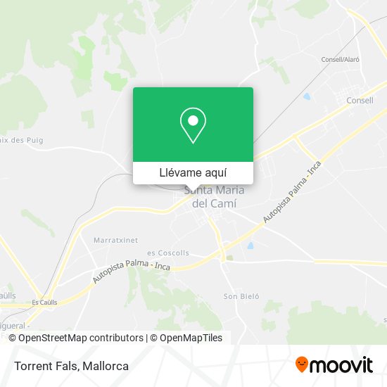 Mapa Torrent Fals