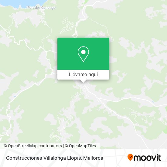 Mapa Construcciones Villalonga Llopis