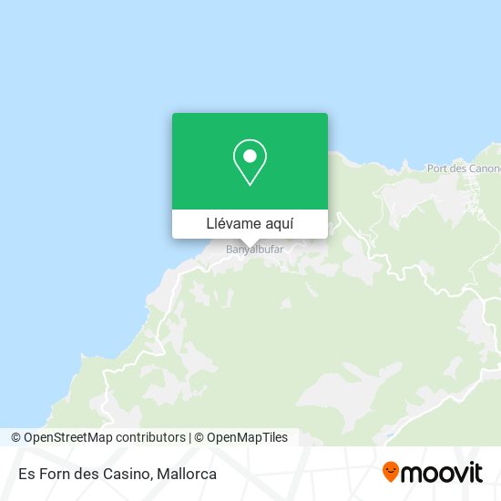 Mapa Es Forn des Casino