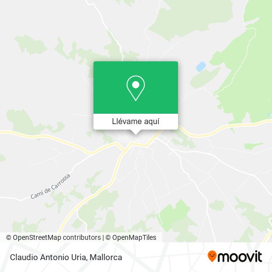 Mapa Claudio Antonio Uria