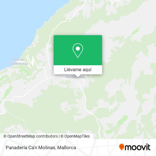 Mapa Panadería Ca'n Molinas