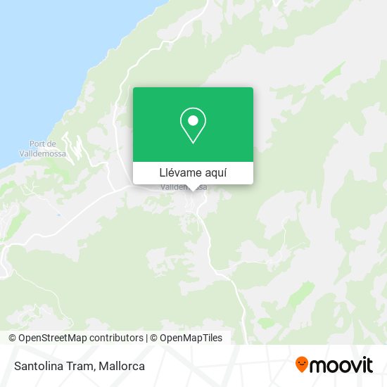 Mapa Santolina Tram