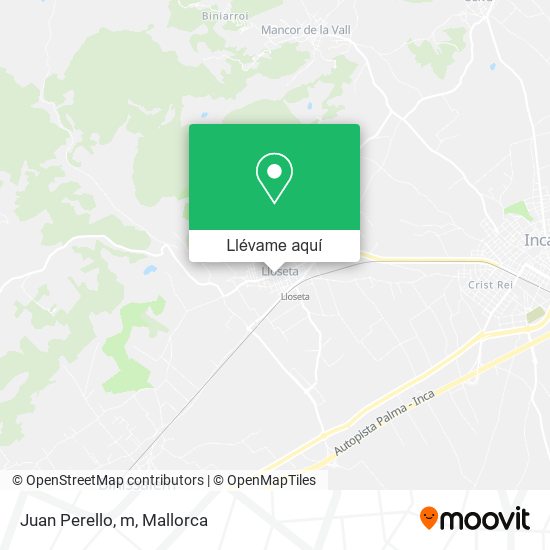 Mapa Juan Perello, m