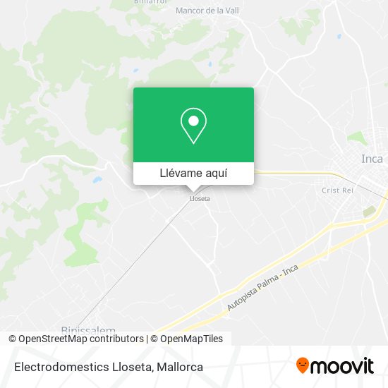 Mapa Electrodomestics Lloseta