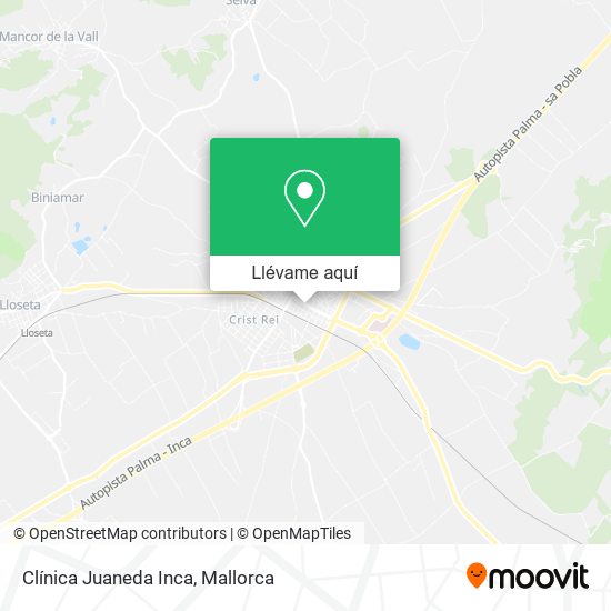 Mapa Clínica Juaneda Inca