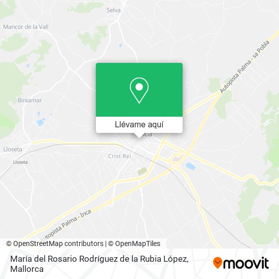 Mapa María del Rosario Rodríguez de la Rubia López