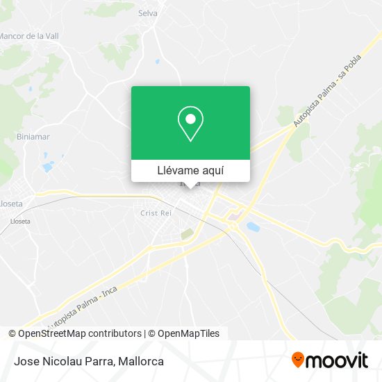Mapa Jose Nicolau Parra