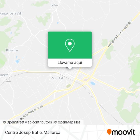 Mapa Centre Josep Batle