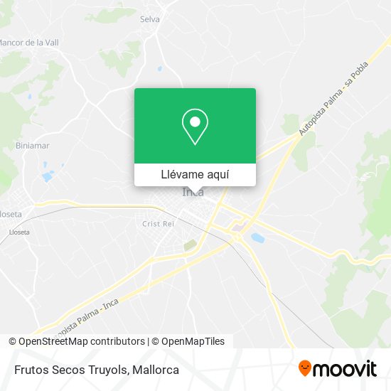 Mapa Frutos Secos Truyols