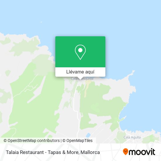Mapa Talaia Restaurant - Tapas & More