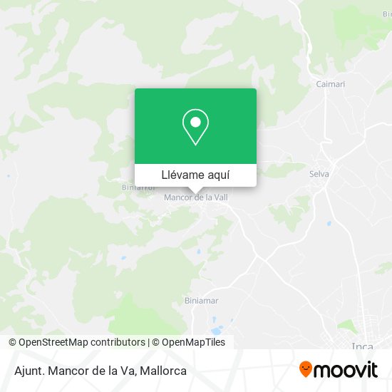 Mapa Ajunt. Mancor de la Va