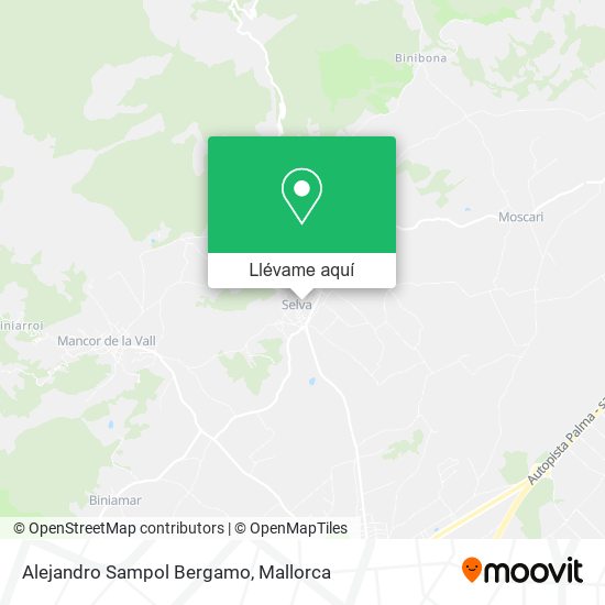 Mapa Alejandro Sampol Bergamo