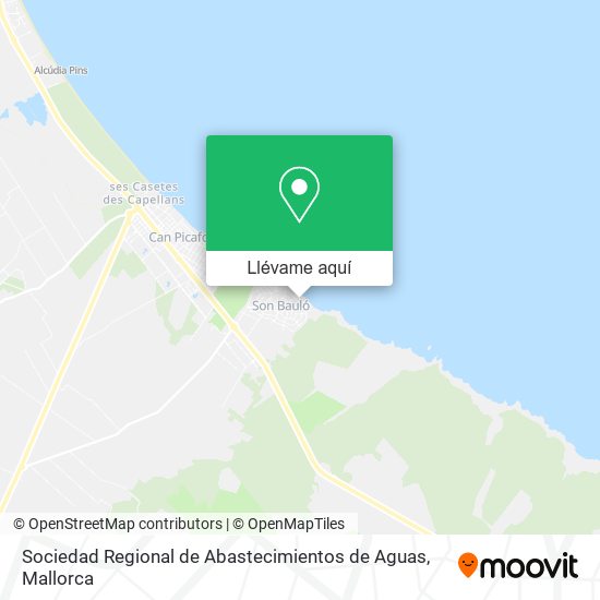 Mapa Sociedad Regional de Abastecimientos de Aguas