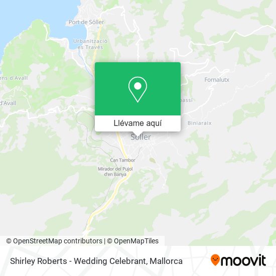 Mapa Shirley Roberts - Wedding Celebrant