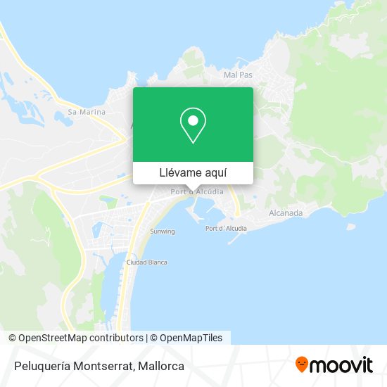 Mapa Peluquería Montserrat
