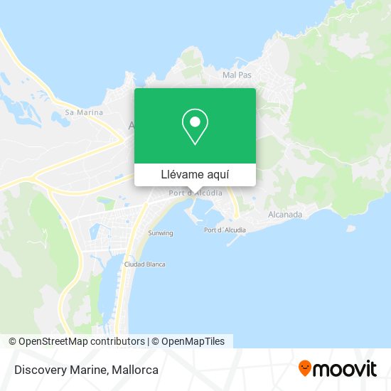 Mapa Discovery Marine