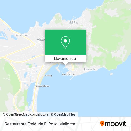 Mapa Restaurante Freiduria El Pozo