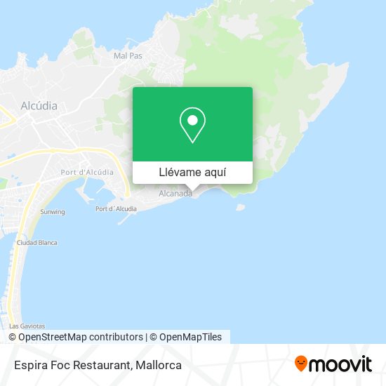 Mapa Espira Foc Restaurant