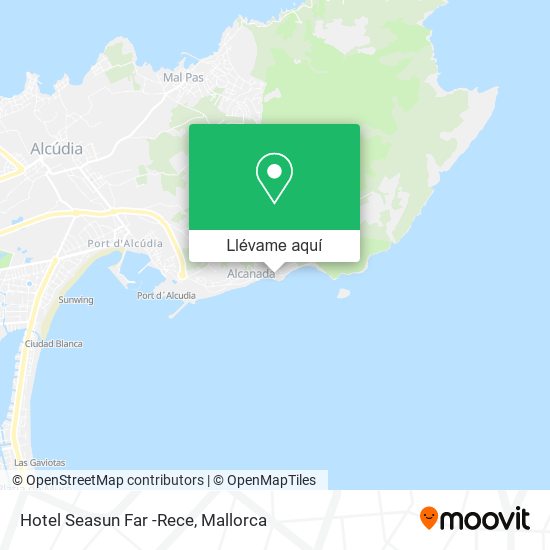 Mapa Hotel Seasun Far -Rece