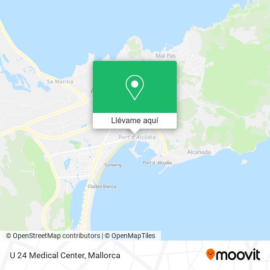 Mapa U 24 Medical Center