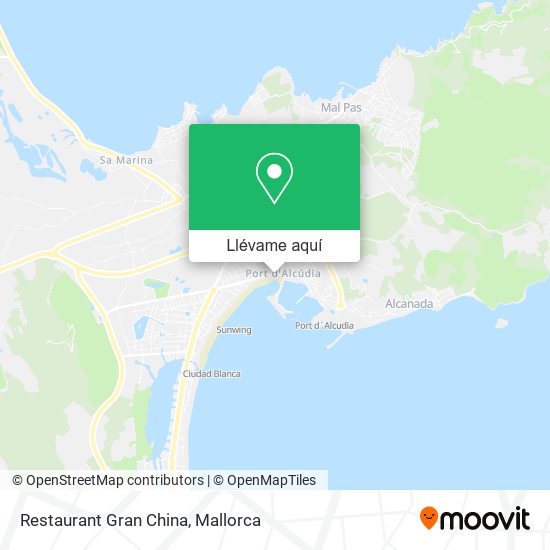 Mapa Restaurant Gran China