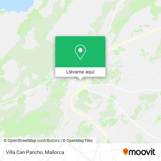 Mapa Villa Can Pancho