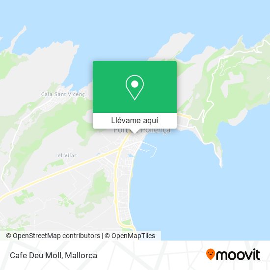 Mapa Cafe Deu Moll