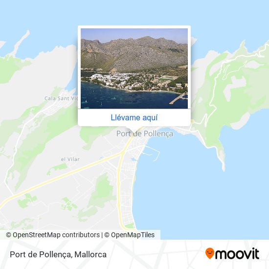 Mapa Port de Pollença