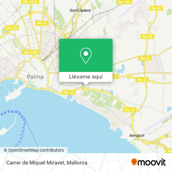 Mapa Carrer de Miquel Miravet