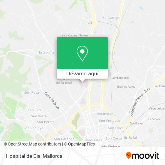 Mapa Hospital de Dia