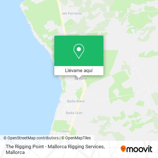 Mapa The Rigging Point - Mallorca Rigging Services