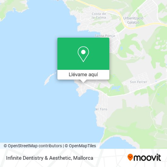 Mapa Infinite Dentistry & Aesthetic