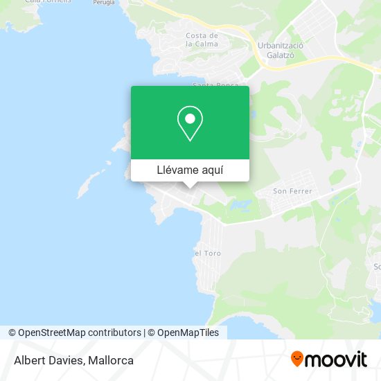 Mapa Albert Davies