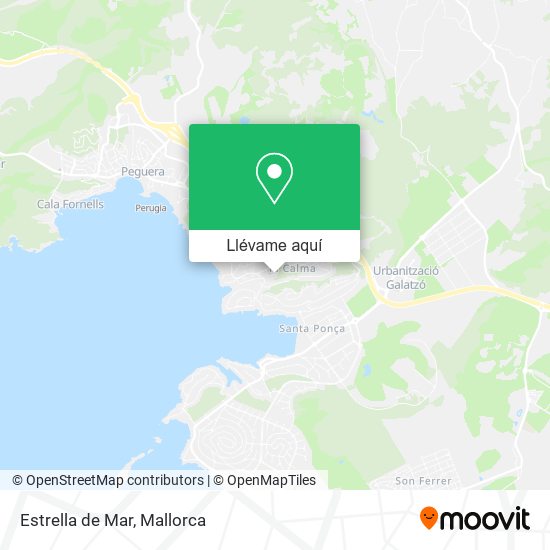 Mapa Estrella de Mar