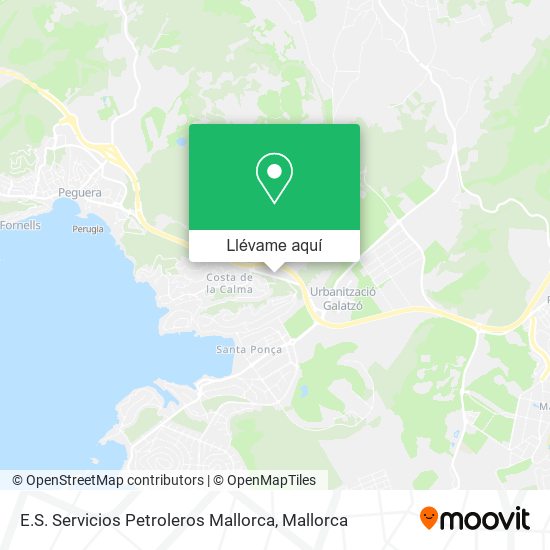 Mapa E.S. Servicios Petroleros Mallorca