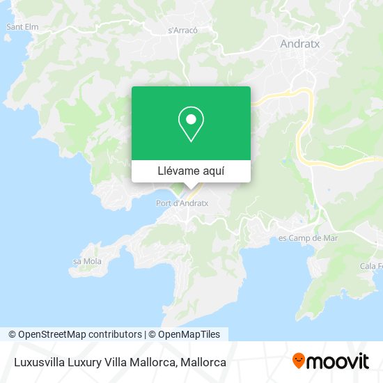 Mapa Luxusvilla Luxury Villa Mallorca